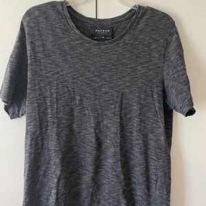 Grey PacSun Longer Fit Tight Shirt (Makes Your Muscles Look HUGE!!)